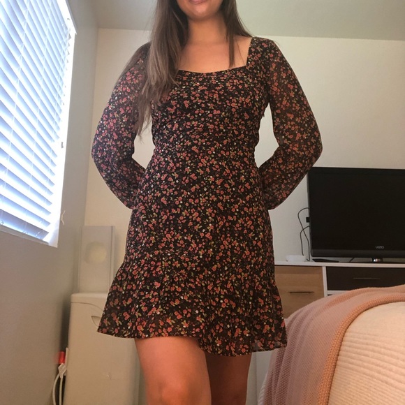 Floral mini dress - Picture 4 of 4
